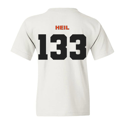 Campbell - NCAA Wrestling : Logan Heil - Classic Shersey Youth T-Shirt-1