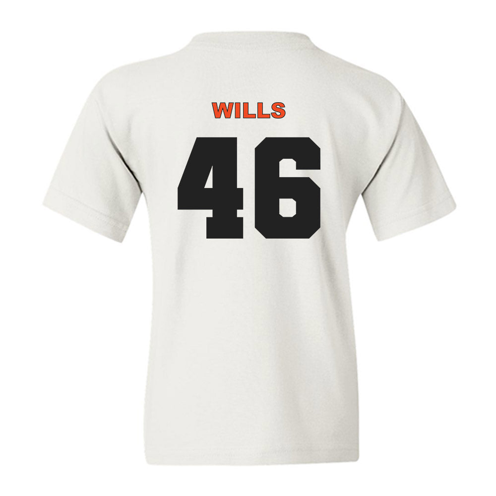 Campbell - NCAA Baseball : Houston Wills - Classic Shersey Youth T-Shirt-1