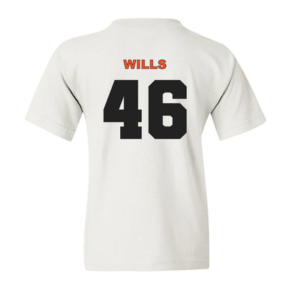 Campbell - NCAA Baseball : Houston Wills - Classic Shersey Youth T-Shirt-1