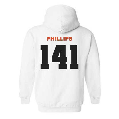 Campbell - NCAA Wrestling : Ryan Phillips - Classic Shersey Hooded Sweatshirt-1