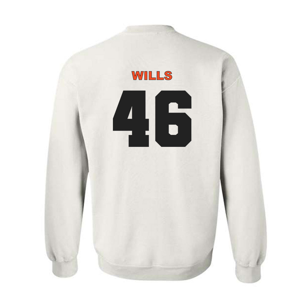 Campbell - NCAA Baseball : Houston Wills - Classic Shersey Crewneck Sweatshirt-1