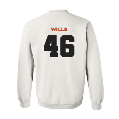 Campbell - NCAA Baseball : Houston Wills - Classic Shersey Crewneck Sweatshirt-1
