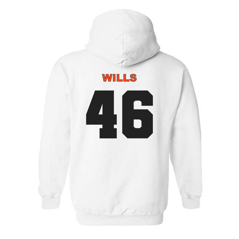 Campbell - NCAA Baseball : Houston Wills - Classic Shersey Hooded Sweatshirt-1