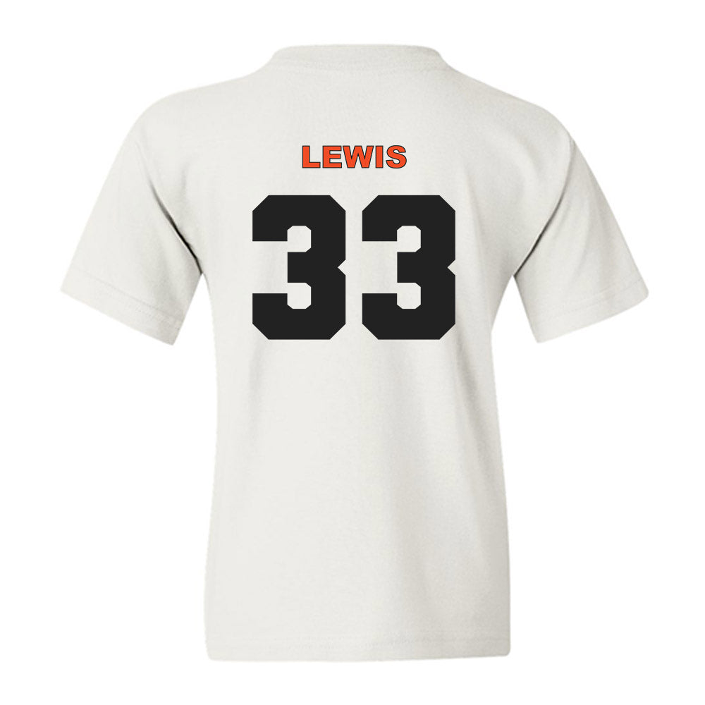 Campbell - NCAA Baseball : Harrison Lewis - Classic Shersey Youth T-Shirt-1