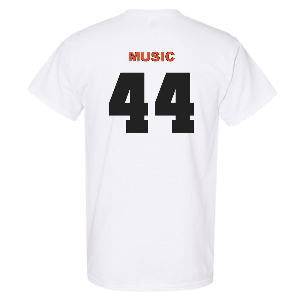 Campbell - NCAA Baseball : Jett Music - Classic Shersey T-Shirt-1