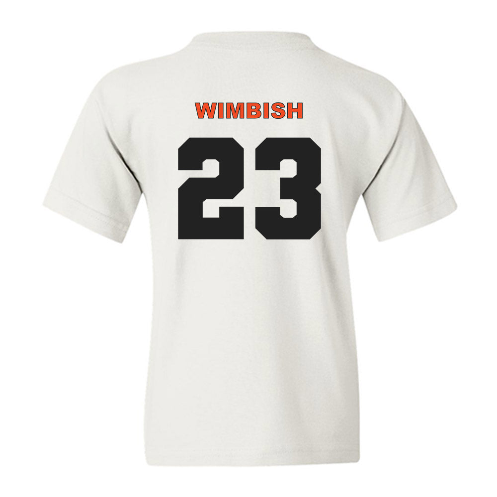 Campbell - NCAA Baseball : Camden Wimbish - Classic Shersey Youth T-Shirt-1