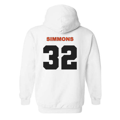 Campbell - NCAA Baseball : Owen Simmons - Classic Shersey Hooded Sweatshirt-1