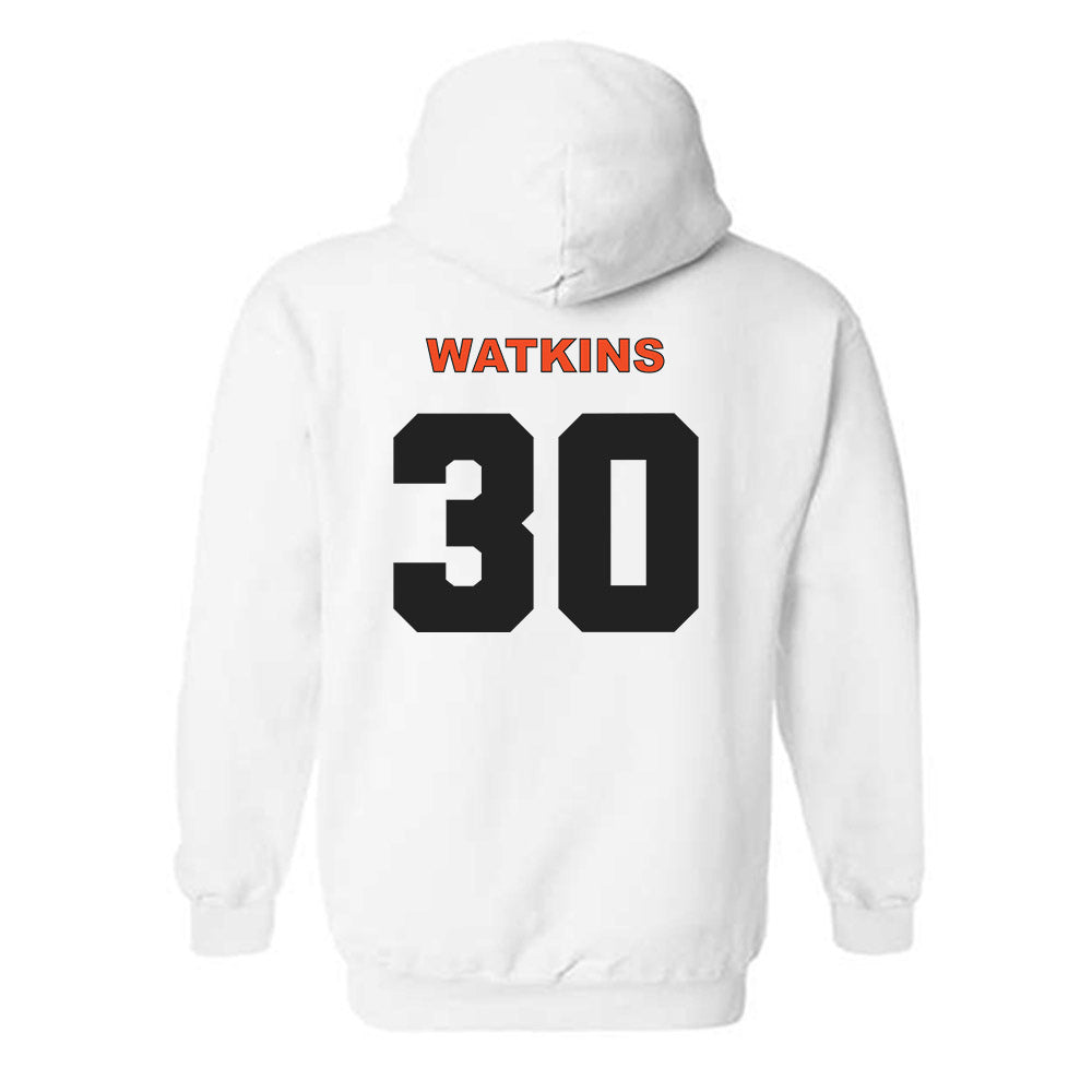 Campbell - NCAA Women's Lacrosse : Drew Watkins - Classic Shersey Hooded Sweatshirt-1