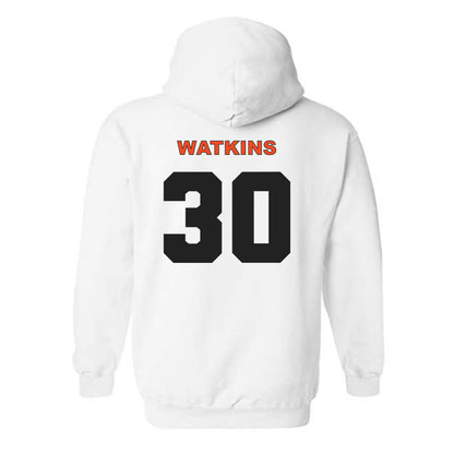 Campbell - NCAA Women's Lacrosse : Drew Watkins - Classic Shersey Hooded Sweatshirt-1
