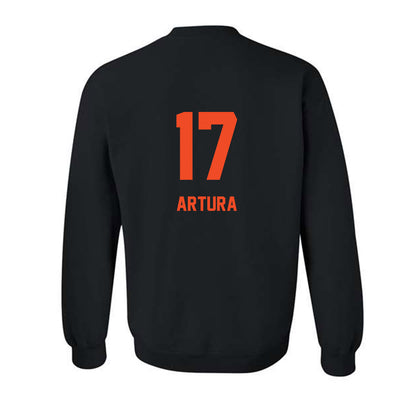 Campbell - NCAA Women's Volleyball : Ashley Artura - Replica Shersey Crewneck Sweatshirt