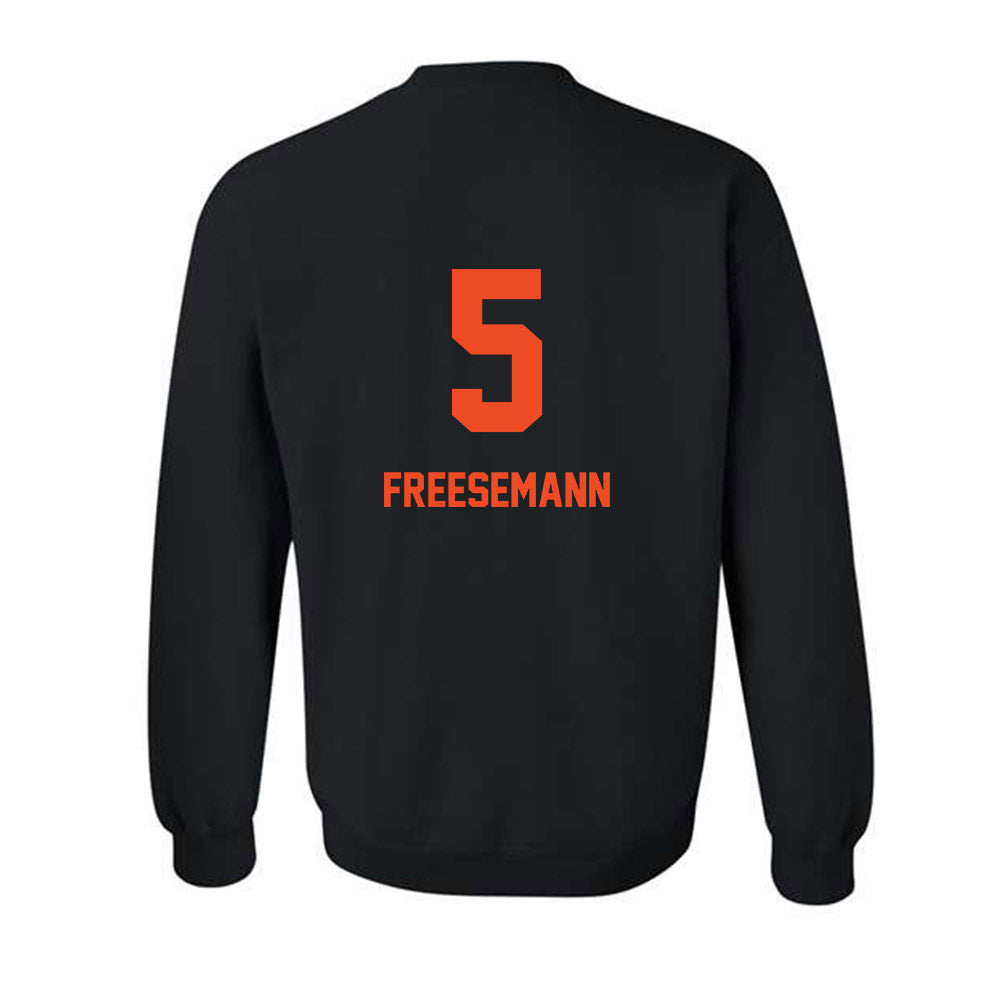 Campbell - NCAA Women's Volleyball : Leah Freesemann - Replica Shersey Crewneck Sweatshirt-1
