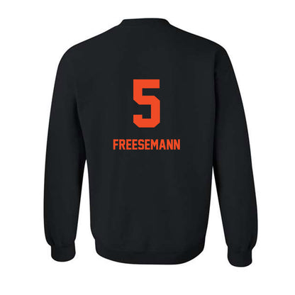 Campbell - NCAA Women's Volleyball : Leah Freesemann - Replica Shersey Crewneck Sweatshirt-1
