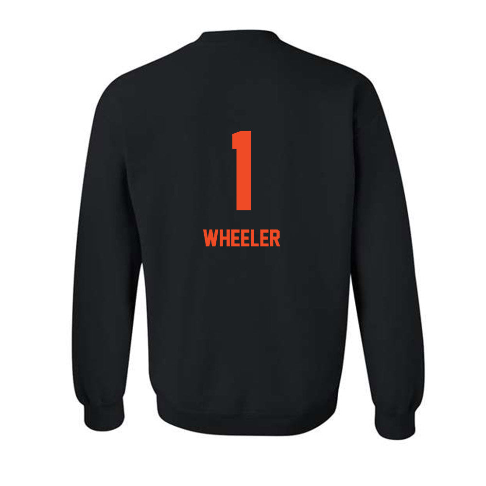 Campbell - NCAA Women's Volleyball : Lauren Wheeler - Replica Shersey Crewneck Sweatshirt-1