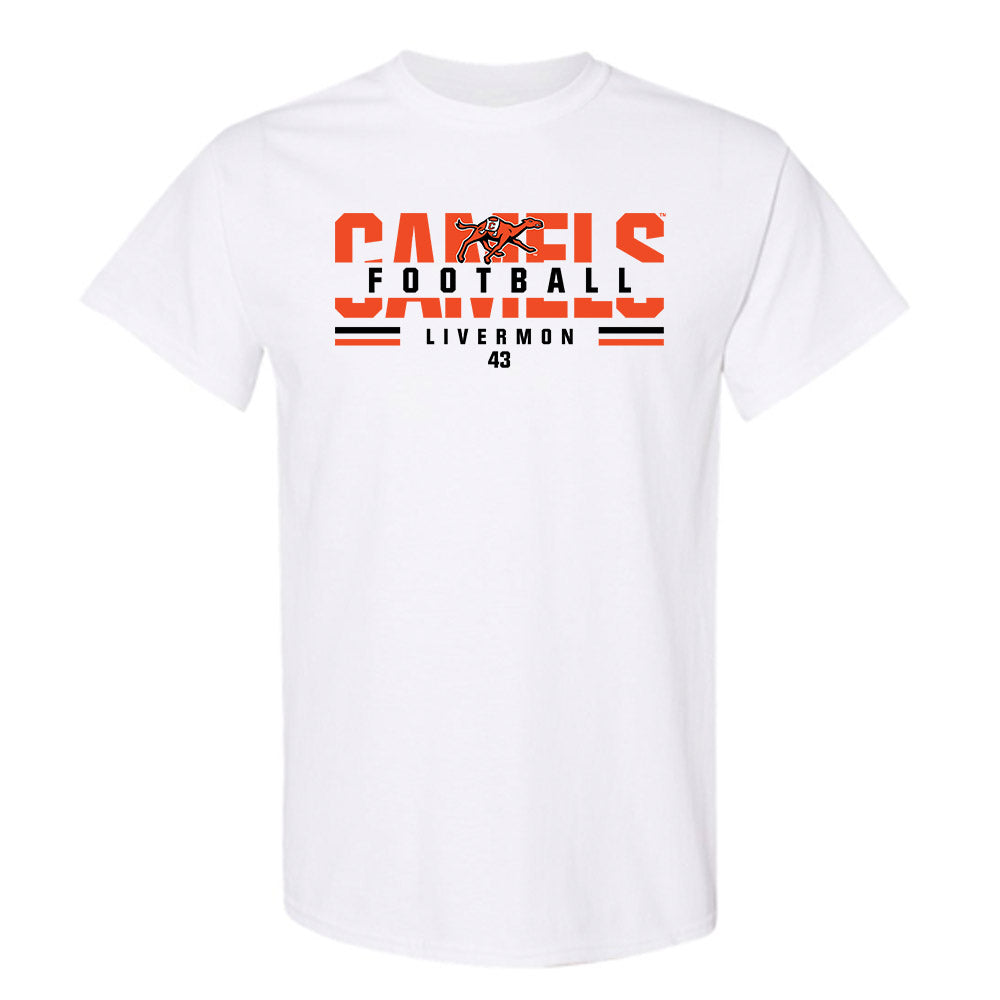 Campbell - NCAA Football : Logan Livermon - T-Shirt