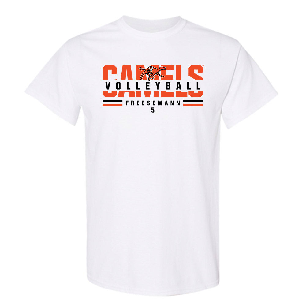 Campbell - NCAA Women's Volleyball : Leah Freesemann - Classic Fashion Shersey T-Shirt-0