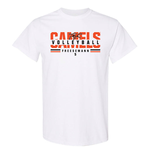 Campbell - NCAA Women's Volleyball : Leah Freesemann - Classic Fashion Shersey T-Shirt-0
