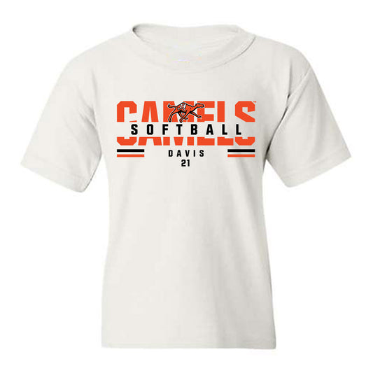 Campbell - NCAA Softball : livie davis - Classic Fashion Shersey Youth T-Shirt-0