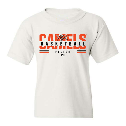 Campbell - NCAA Women's Basketball : Jasmine Felton - Classic Fashion Shersey Youth T-Shirt