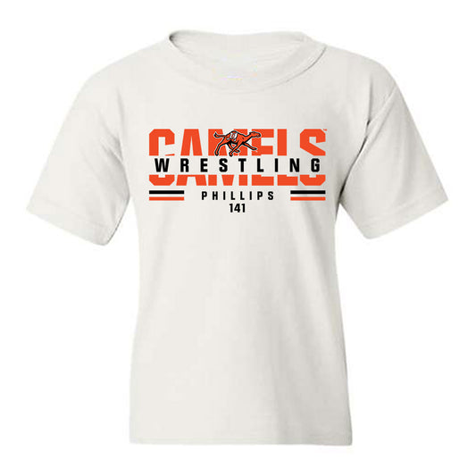 Campbell - NCAA Wrestling : Ryan Phillips - Classic Fashion Shersey Youth T-Shirt-0