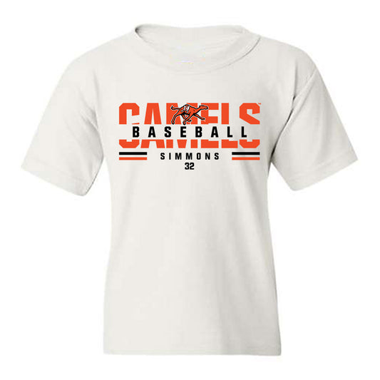 Campbell - NCAA Baseball : Owen Simmons - Classic Fashion Shersey Youth T-Shirt-0
