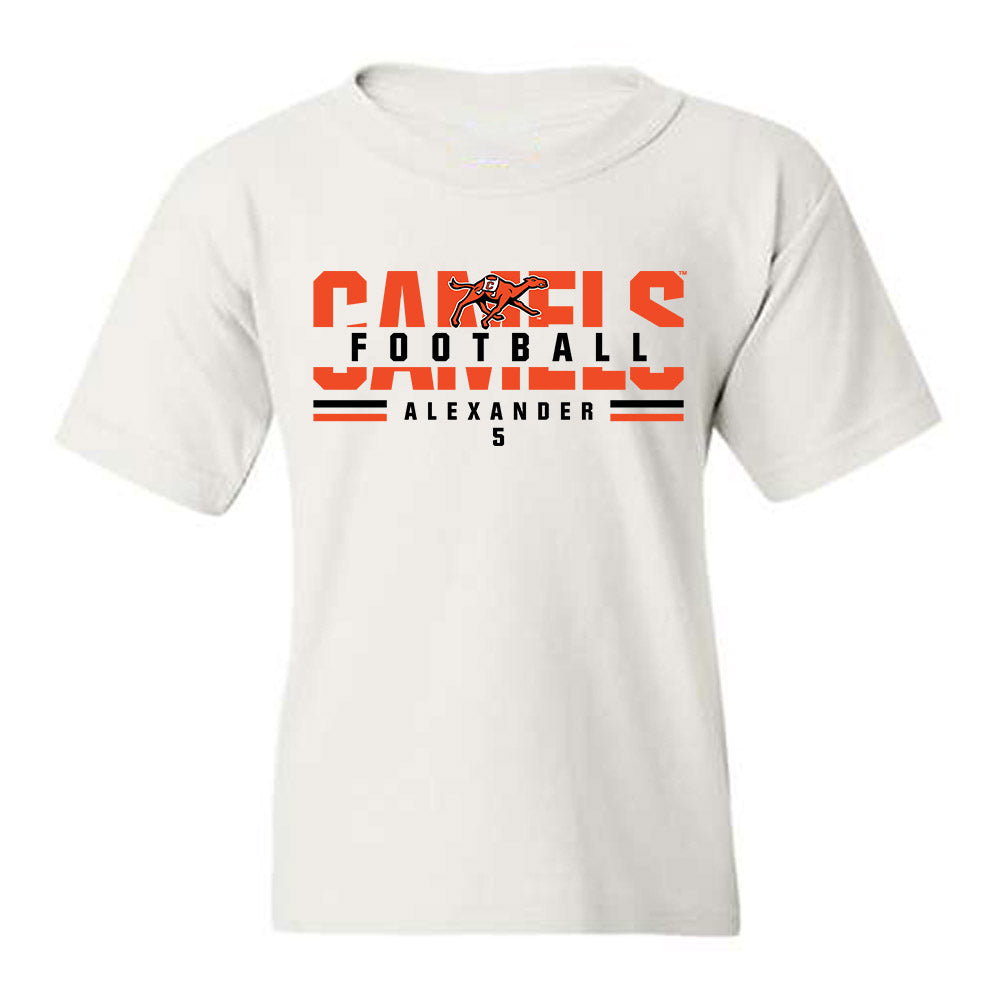Campbell - NCAA Football : Markeece Alexander - Classic Fashion Shersey Youth T-Shirt-0