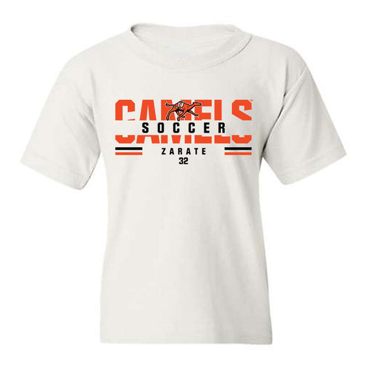 Campbell - NCAA Men's Soccer : Gabe Zarate - Classic Fashion Shersey Youth T-Shirt-0