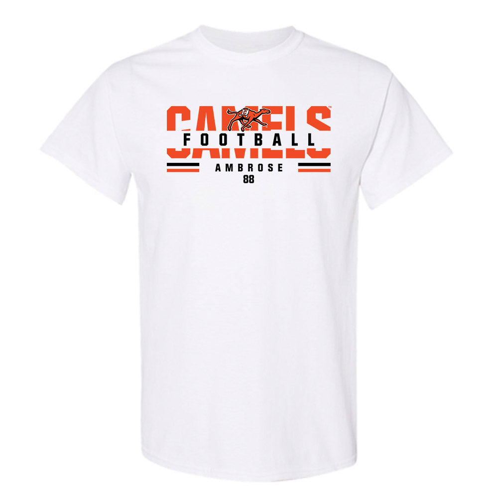 Campbell - NCAA Football : Brady Ambrose - Classic Fashion Shersey T-Shirt-0