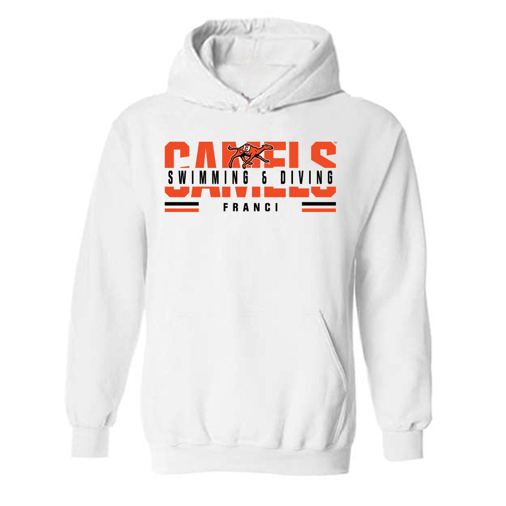 Campbell - NCAA Women's Swimming & Diving : Bailey Franci - Classic Fashion Shersey Hooded Sweatshirt-0