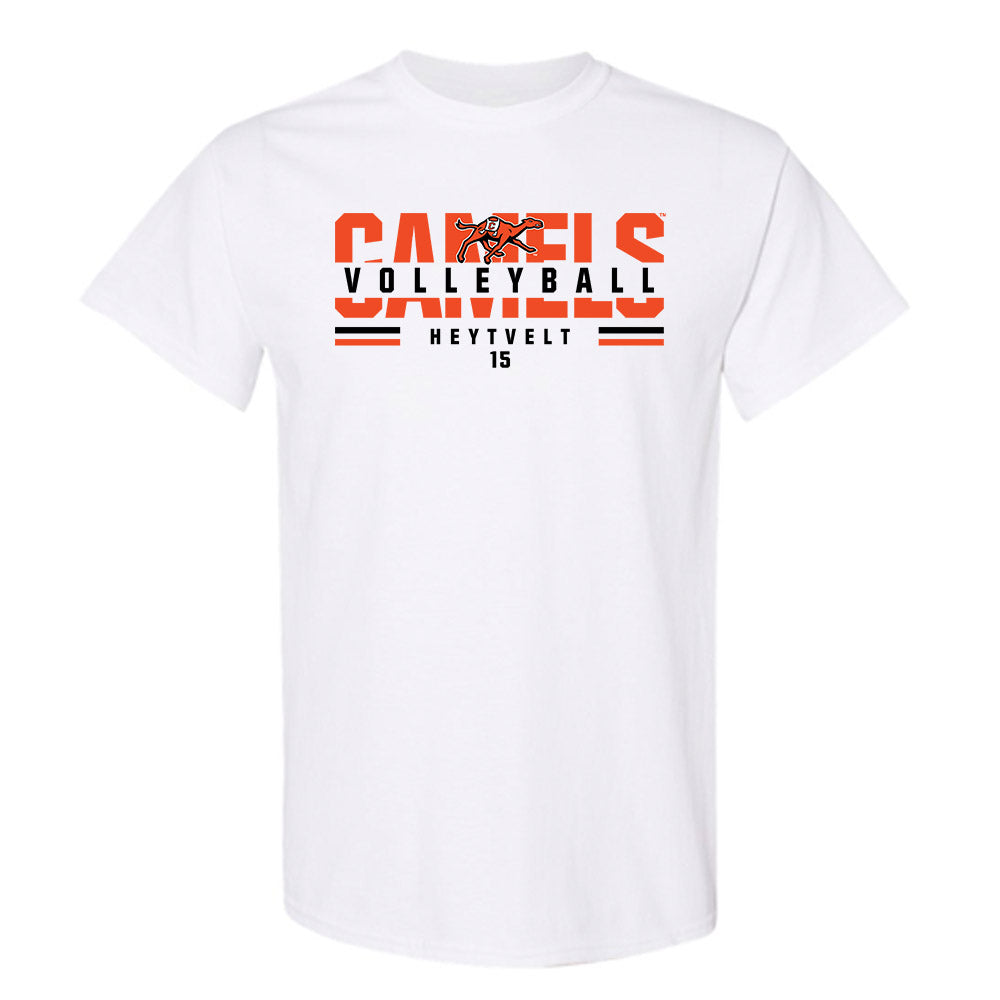 Campbell - NCAA Women's Volleyball : Hailey Heytvelt - T-Shirt