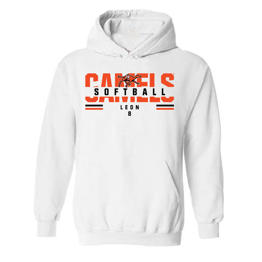 Campbell - NCAA Softball : Megan Leon - Classic Fashion Shersey Hooded Sweatshirt-0