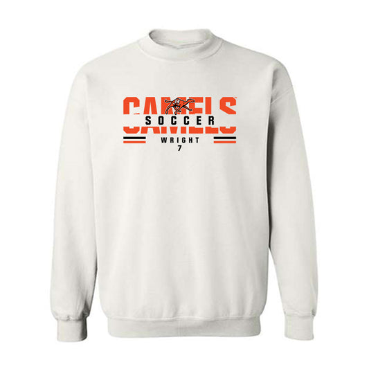 Campbell - NCAA Men's Soccer : Marco Wright - Classic Fashion Shersey Crewneck Sweatshirt-0