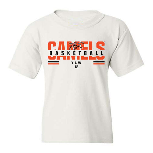 Campbell - NCAA Men's Basketball : Israel Yaw - Classic Fashion Shersey Youth T-Shirt-0