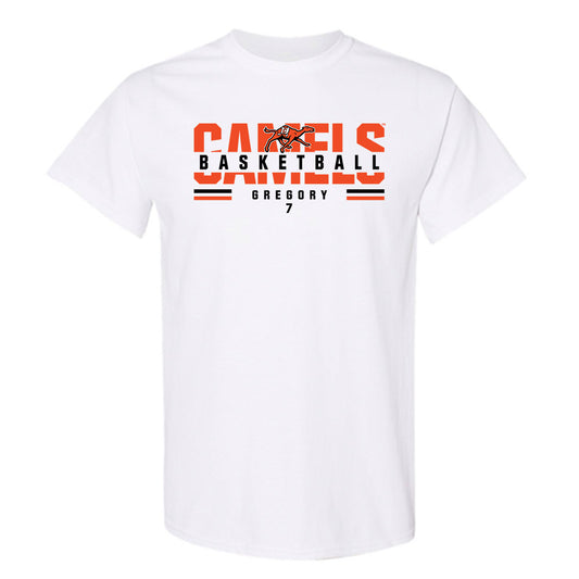 Campbell - NCAA Men's Basketball : Camren Gregory - Classic Fashion Shersey T-Shirt-0