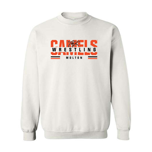 Campbell - NCAA Wrestling : Anthony Molton - Classic Fashion Shersey Crewneck Sweatshirt-0