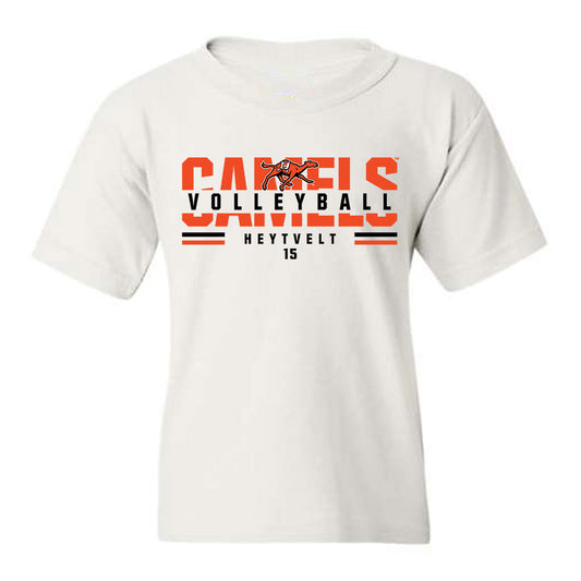 Campbell - NCAA Women's Volleyball : Hailey Heytvelt - Youth T-Shirt