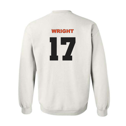 Campbell - NCAA Men's Soccer : Skyler Wright - Classic Shersey Crewneck Sweatshirt-1