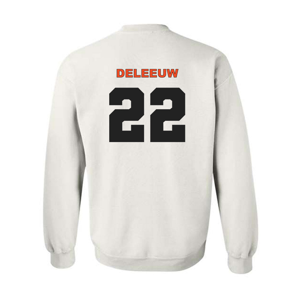 Campbell - NCAA Men's Soccer : Landon Deleeuw - Classic Shersey Crewneck Sweatshirt