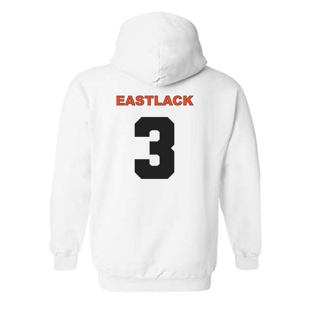 Campbell - NCAA Men's Soccer : Brogan Eastlack - Classic Shersey Hooded Sweatshirt-1