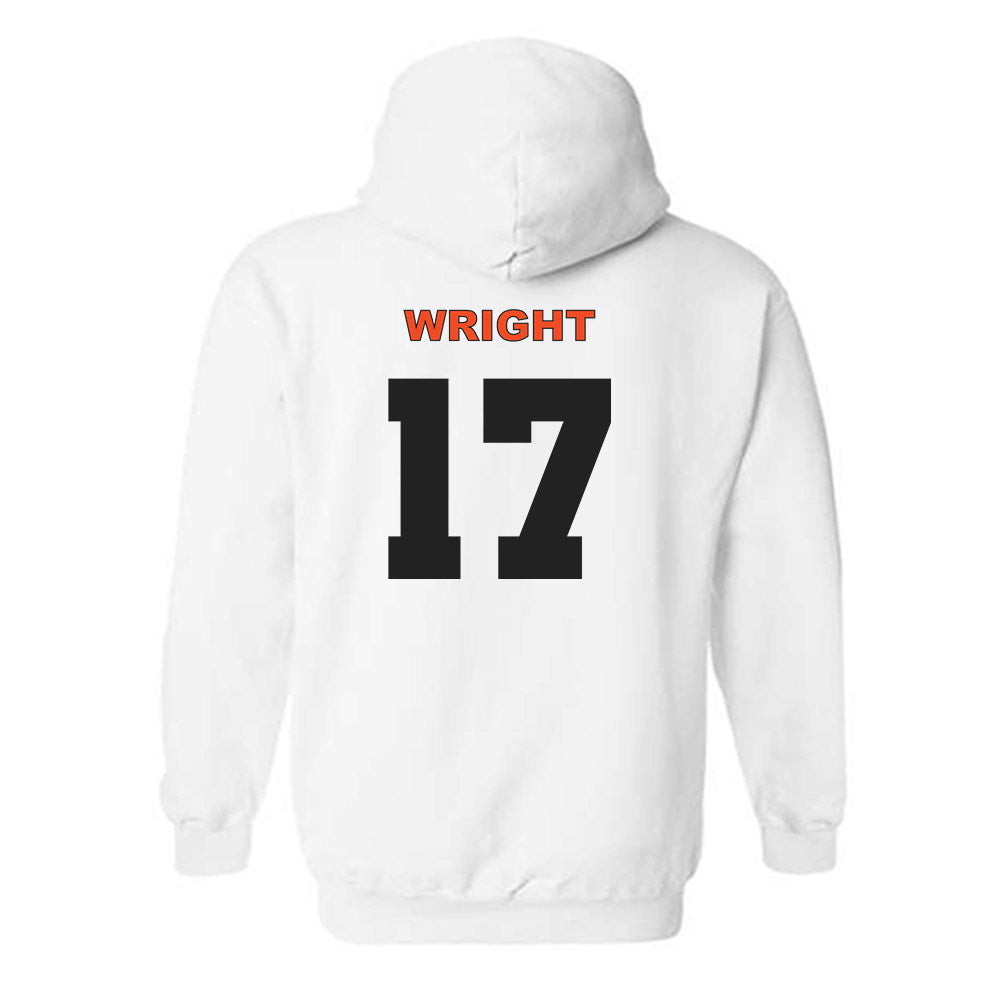 Campbell - NCAA Men's Soccer : Skyler Wright - Classic Shersey Hooded Sweatshirt-1