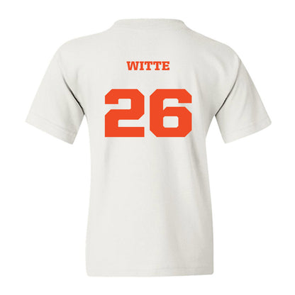 Campbell - NCAA Women's Soccer : Samantha Witte - Replica Shersey Youth T-Shirt-1