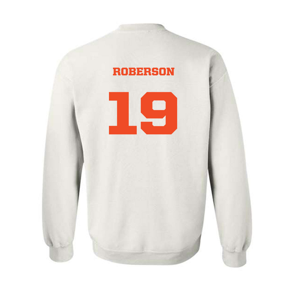 Campbell - NCAA Men's Soccer : Sam Roberson - Replica Shersey Crewneck Sweatshirt