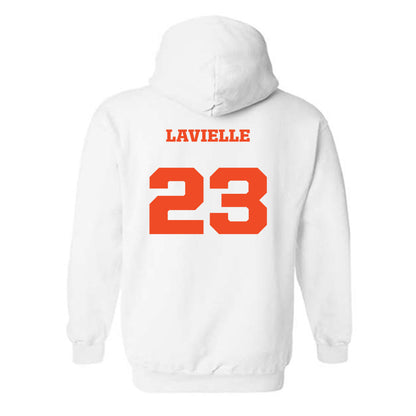 Campbell - NCAA Men's Soccer : Luc Lavielle - Replica Shersey Hooded Sweatshirt
