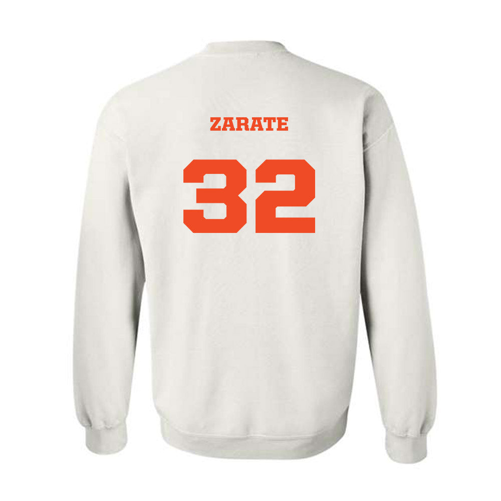 Campbell - NCAA Men's Soccer : Gabe Zarate - Replica Shersey Crewneck Sweatshirt-1