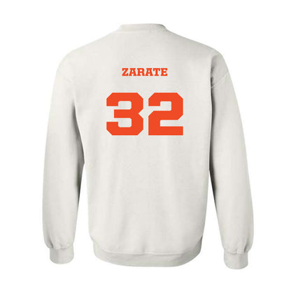 Campbell - NCAA Men's Soccer : Gabe Zarate - Replica Shersey Crewneck Sweatshirt-1