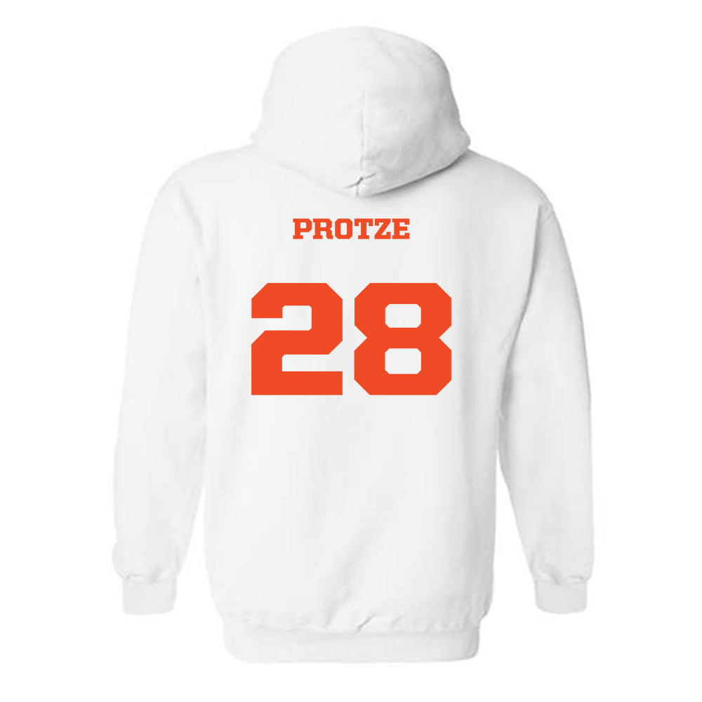 Campbell - NCAA Women's Soccer : Rieke Protze - Replica Shersey Hooded Sweatshirt