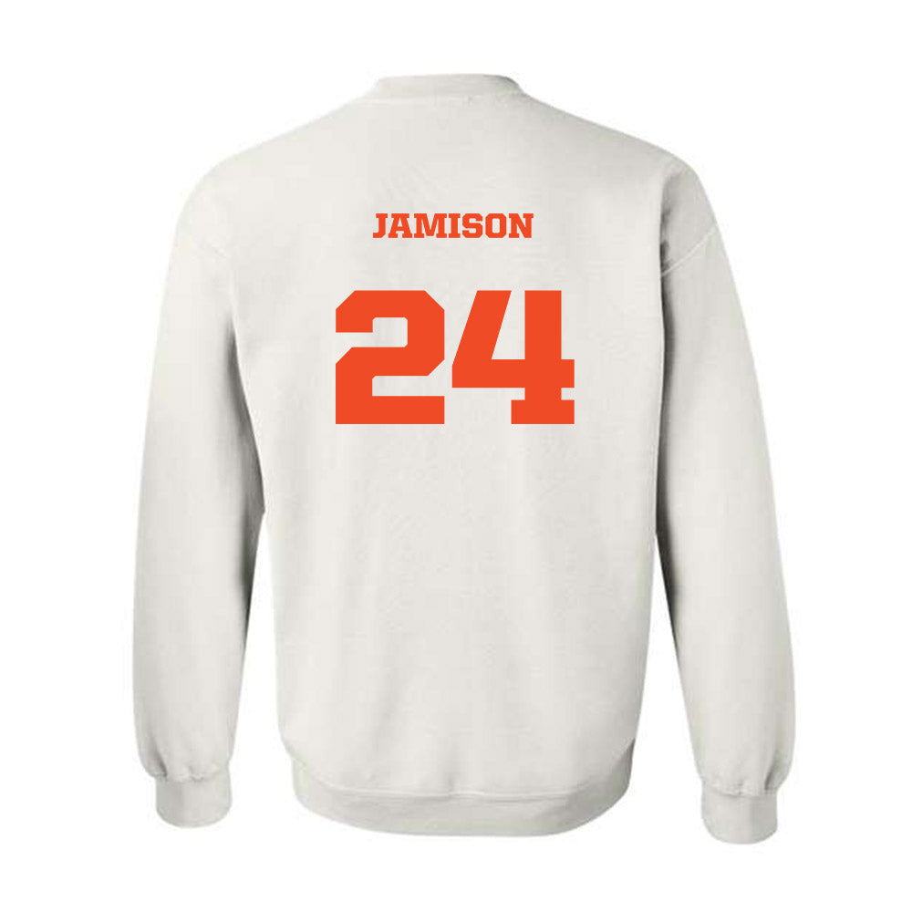 Campbell - NCAA Women's Soccer : Natalie Jamison - Replica Shersey Crewneck Sweatshirt