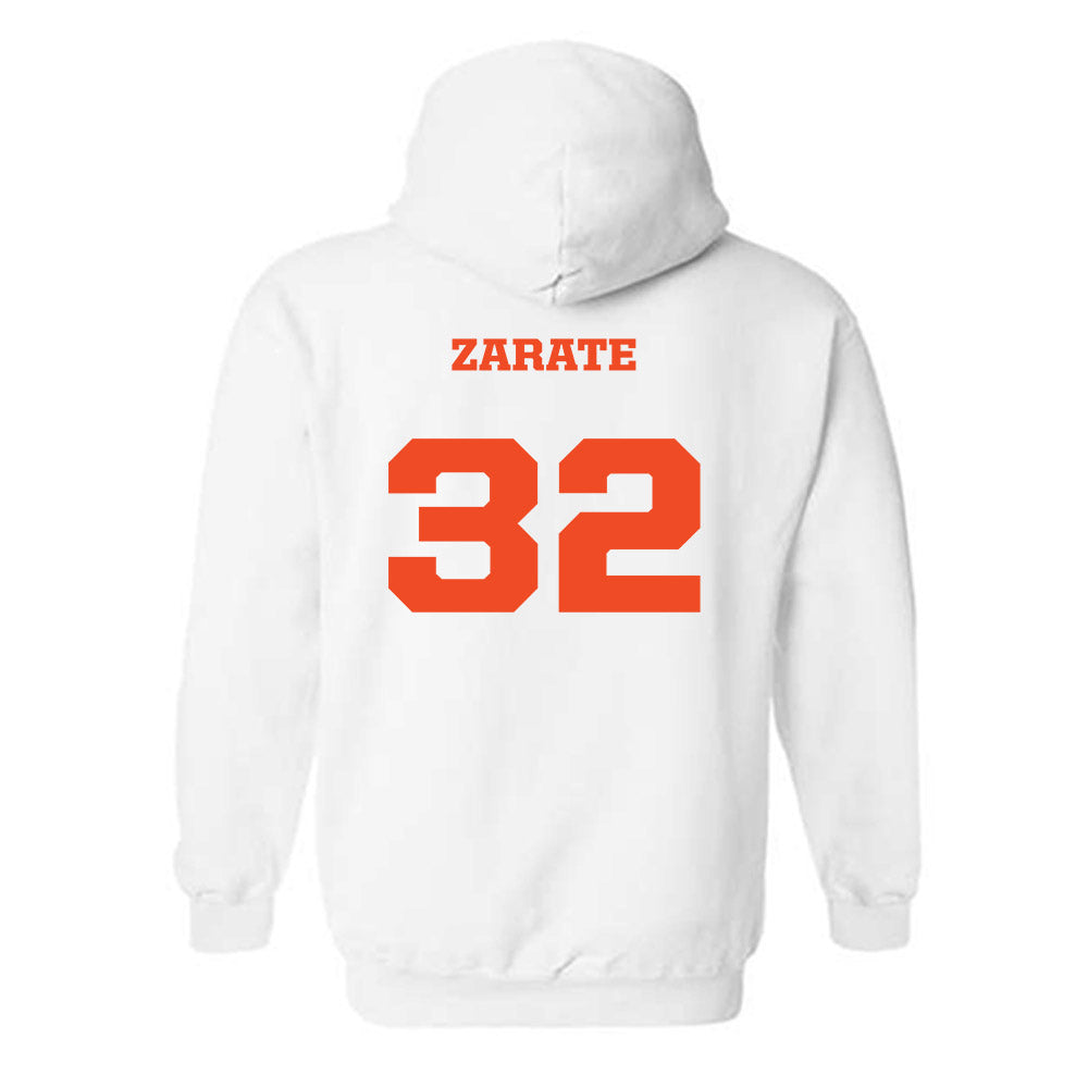 Campbell - NCAA Men's Soccer : Gabe Zarate - Replica Shersey Hooded Sweatshirt-1