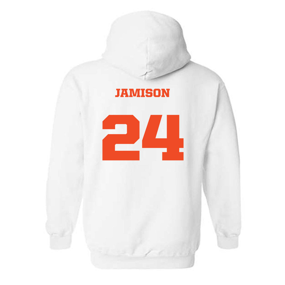 Campbell - NCAA Women's Soccer : Natalie Jamison - Replica Shersey Hooded Sweatshirt