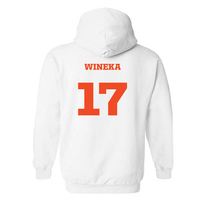 Campbell - NCAA Women's Soccer : Ella Wineka - Replica Shersey Hooded Sweatshirt