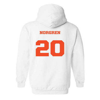 Campbell - NCAA Women's Soccer : Cazzi Norgren - Replica Shersey Hooded Sweatshirt